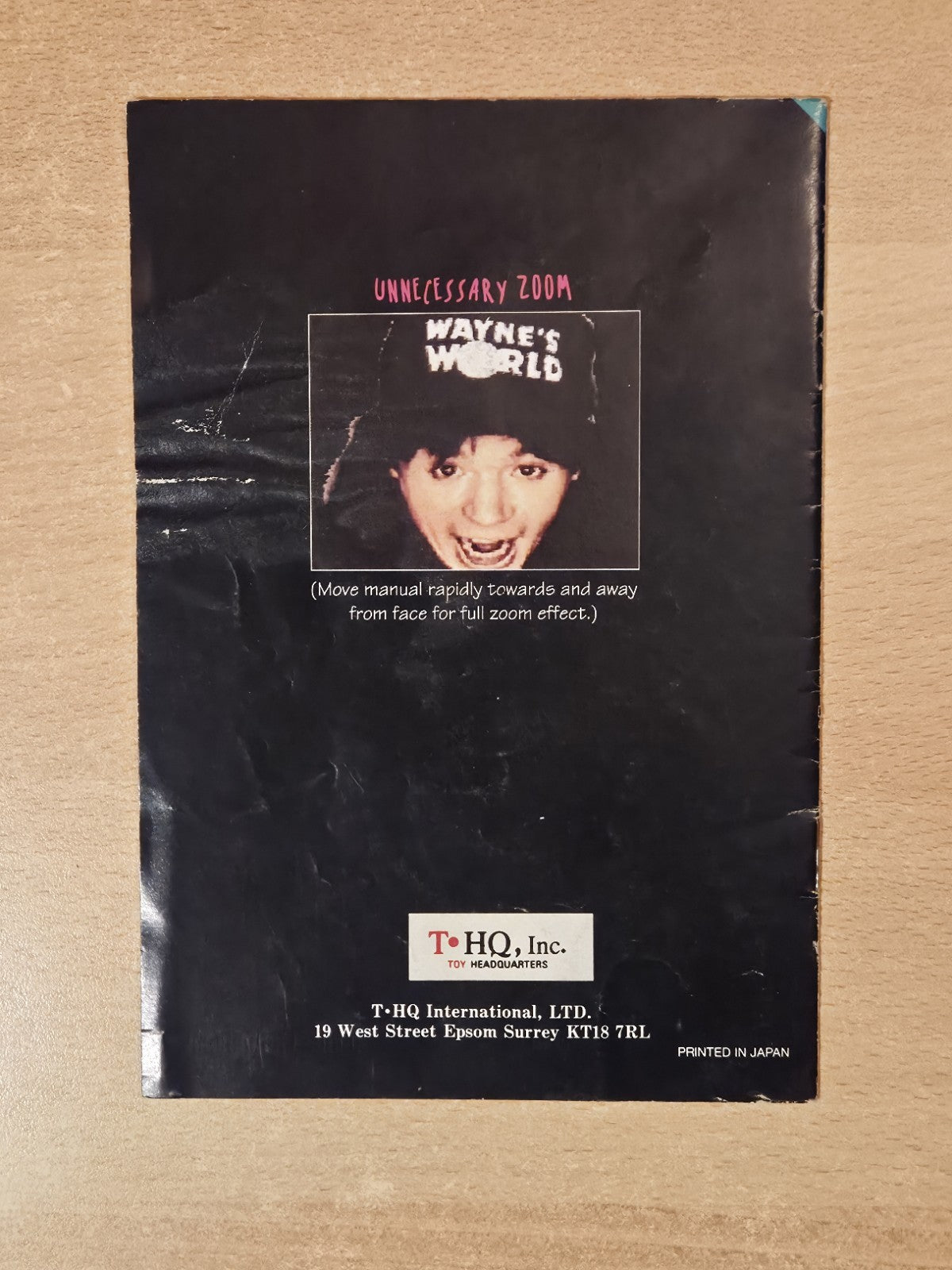 SNES Wayne's World Spielanleitung Instruction Booklet UKV