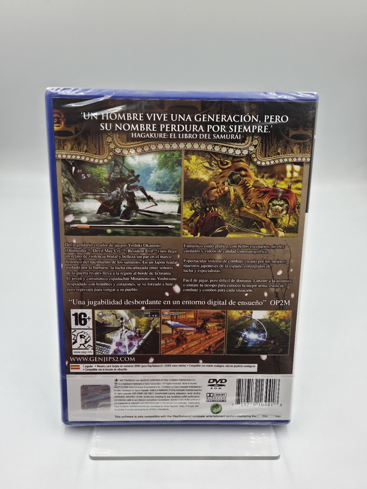 PS2 Playstation 2 Spiel Genji Sealed Neu New ESP Espanol