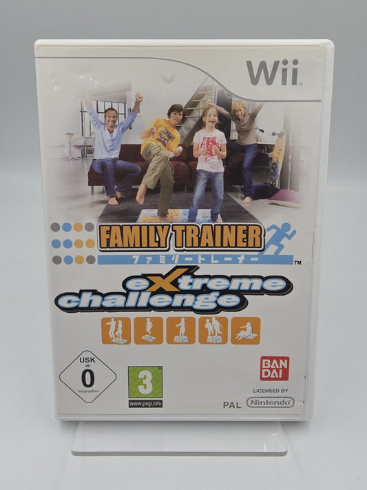 Nintendo Wii Spiel Family Trainer extreme Challenge mit OVP und Anleitung EUR
