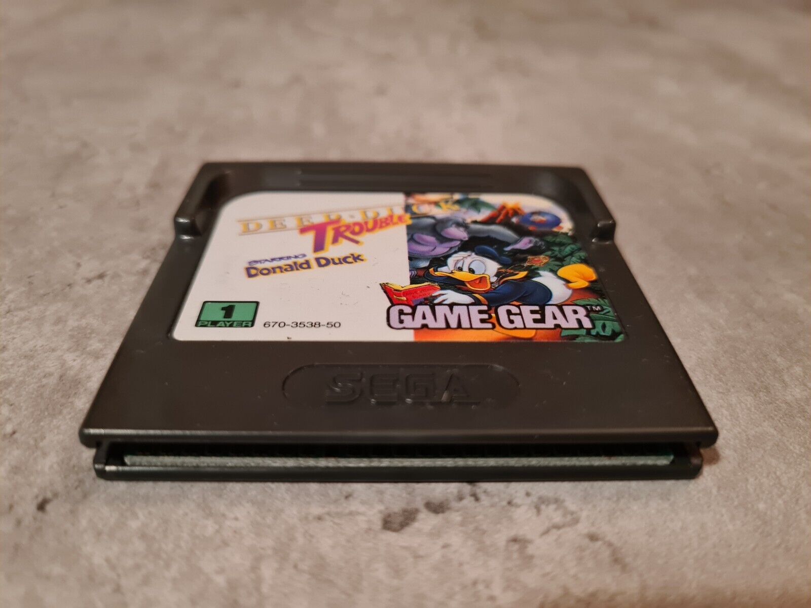 Sega Game Gear Modul Deep Duck Trouble Starring Donald Duck - T-Retro-Games 