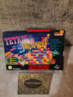SNES Super Nintendo Tetris & Dr. Mario mit OVP und Anleitung NOE - T-Retro-Games 