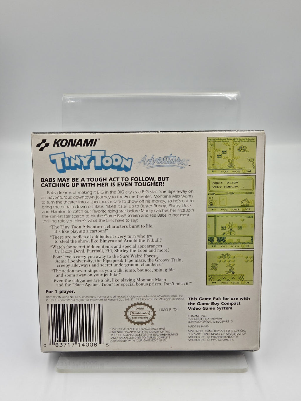 Game Boy Classic Tiny Toon Adventures Bab's Big Break mit OVP und Anleitung USA
