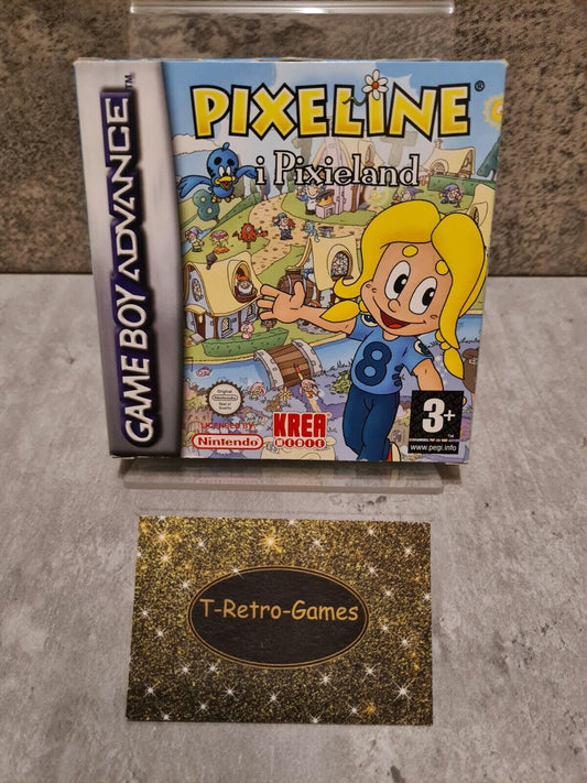 Nintendo Gameboy Advance Pixeline I Pixieland mit OVP und Anleitung DAN - T-Retro-Games 