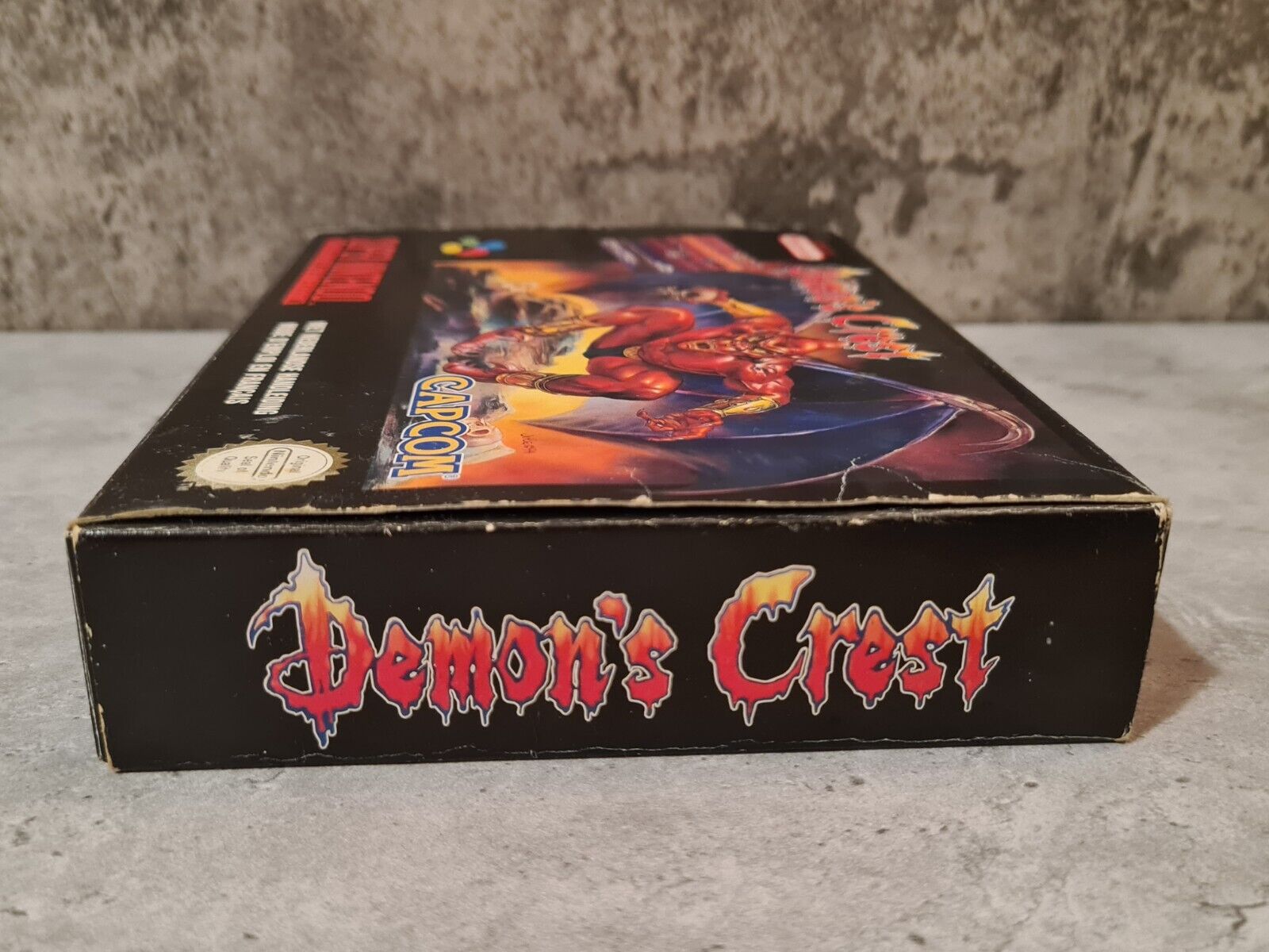 SNES Super Nintendo Demon's Crest mit OVP und Anleitung FAH - T-Retro-Games 