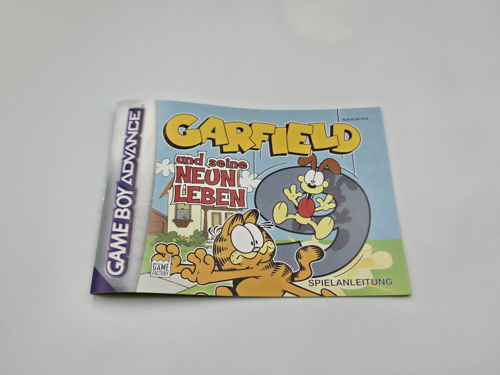 Game Boy Advance Spiel Garfield und seine neun Leben mit OVP und Anleitung NOE