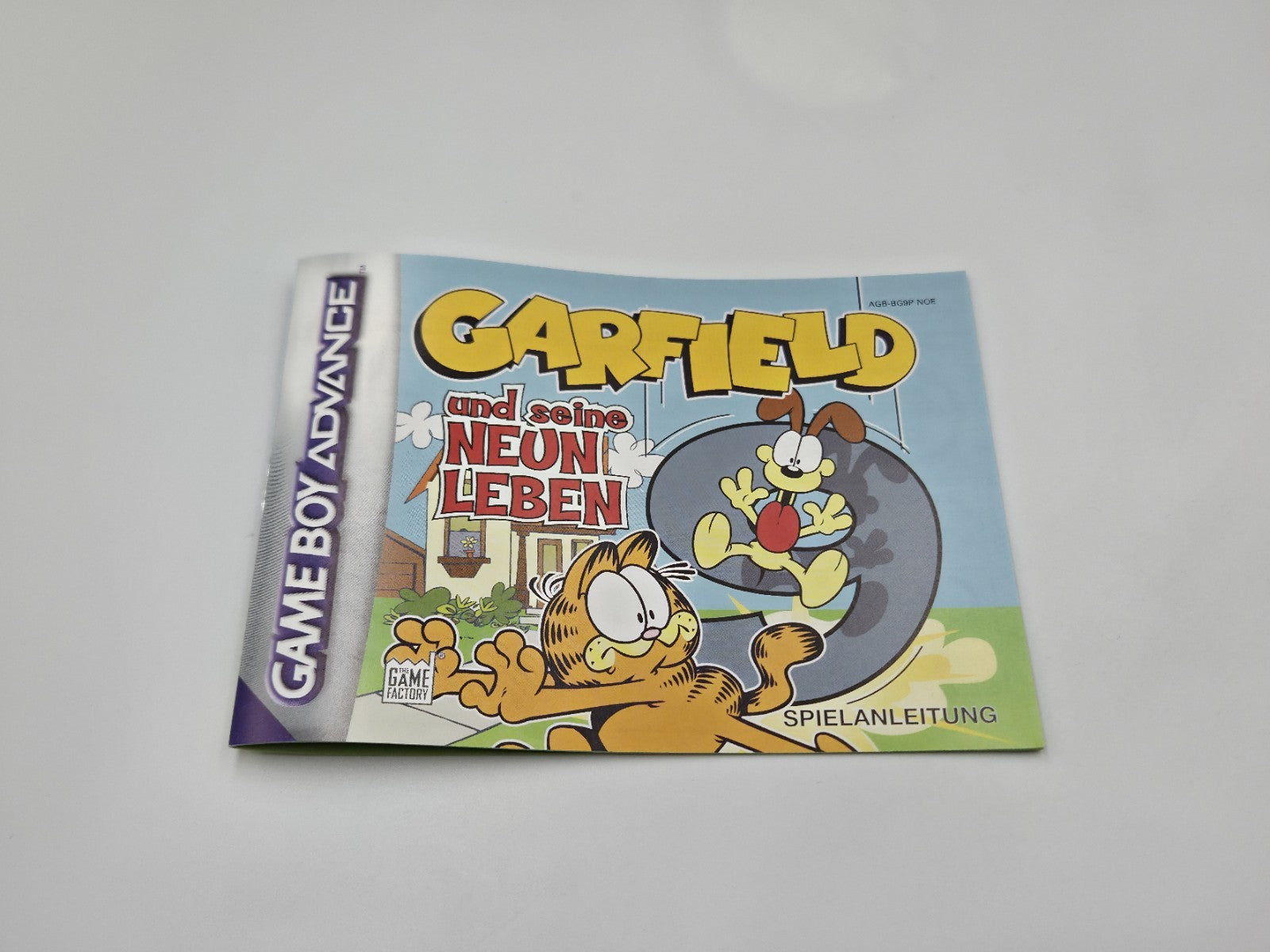 Game Boy Advance Spiel Garfield und seine neun Leben mit OVP und Anleitung NOE