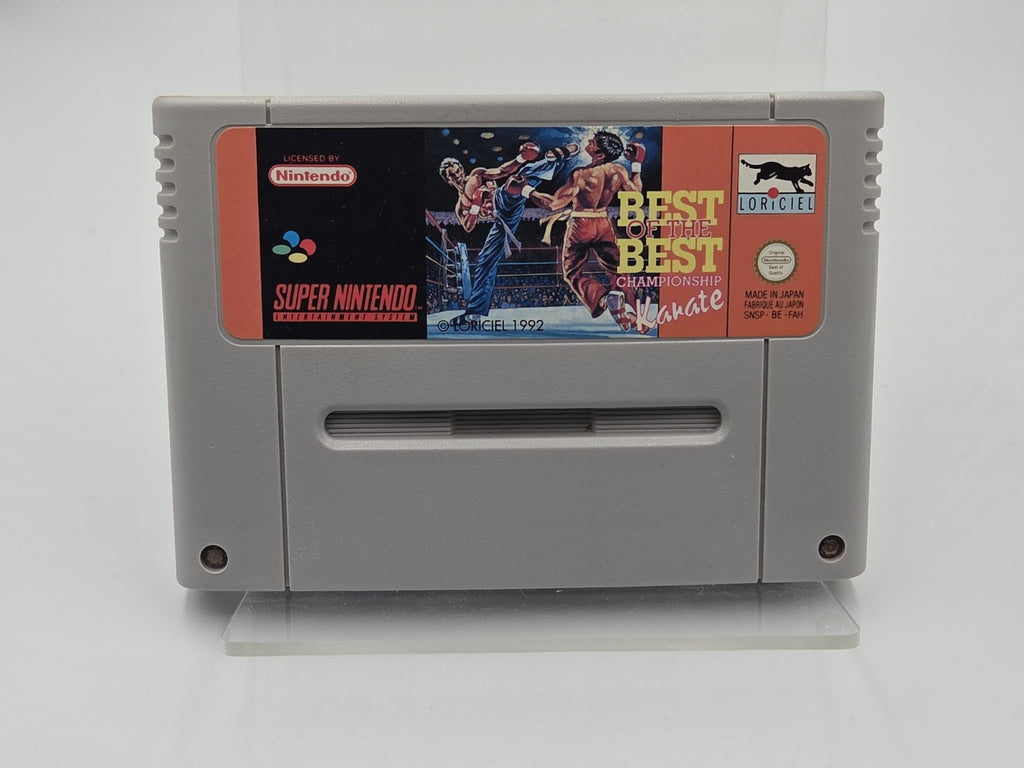SNES Super Nintendo Spiel Best of The Best Championship Karate FAH Modul