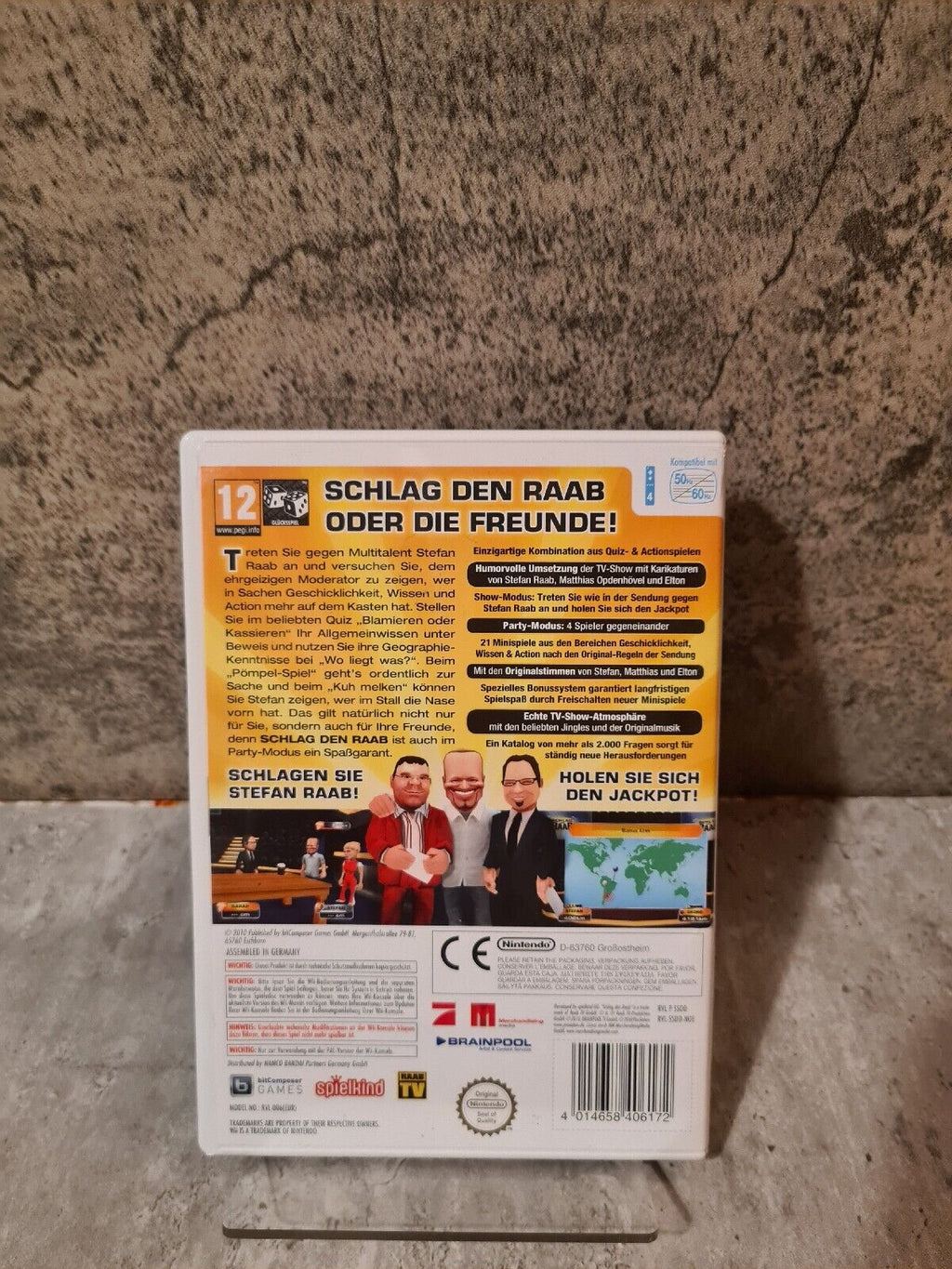 Nintendo Wii Schlag den Raab mit OVP und Anleitung NOE - T-Retro-Games 