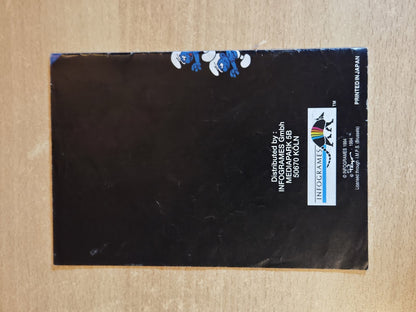 SNES Super Nintendo Die Schlümpfe Spielanleitung Instruction Booklet NOE