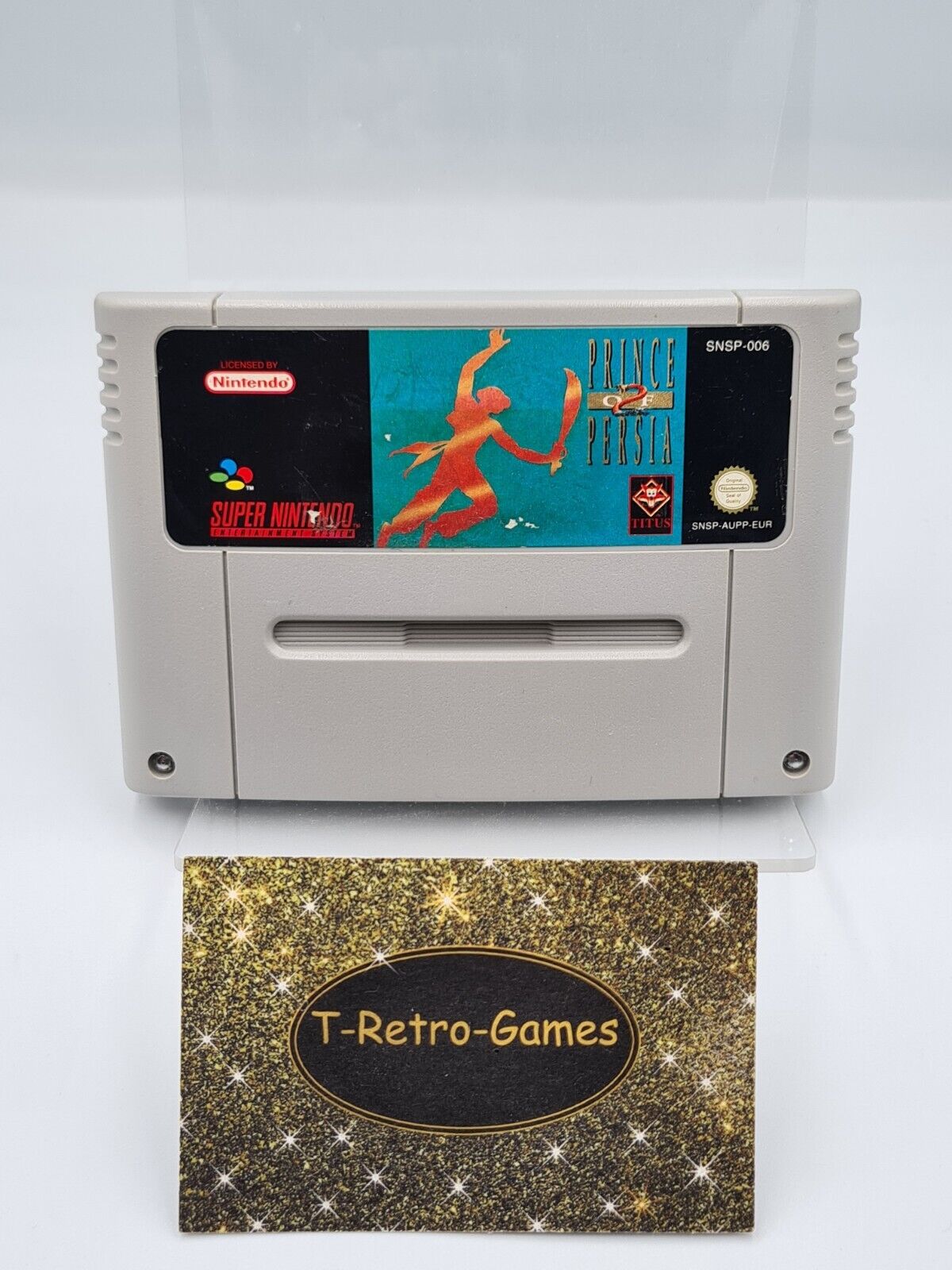 SNES Super Nintendo Prince of Persia 2 Modul EUR - T-Retro-Games 