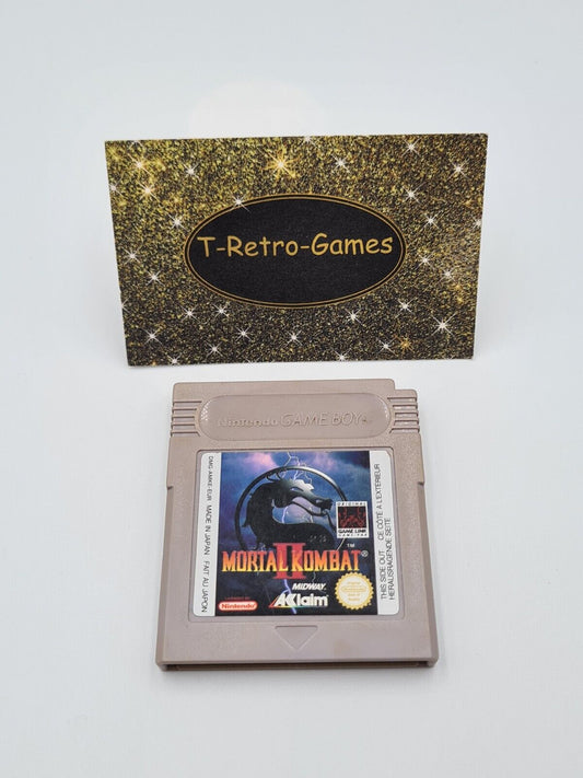 Nintendo Game Boy Classic Spiel Mortal Kombat II 2 Modul EUR - T-Retro-Games 