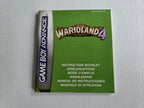 Nintendo Game Boy Advance Wario Land 4 Spielanleitung NEU6
