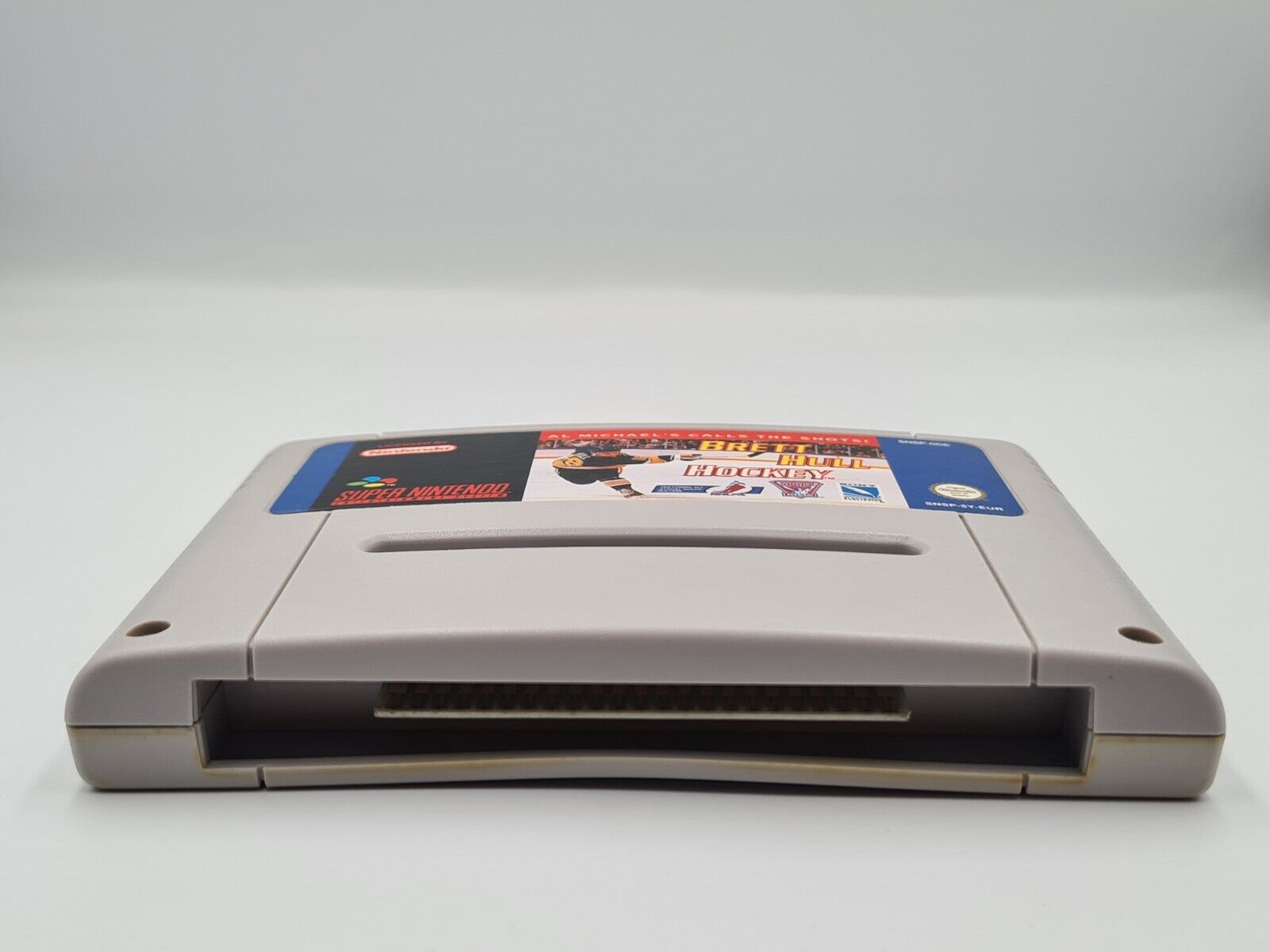 SNES Super Nintendo Brett Hull Hockey Modul EUR - T-Retro-Games 