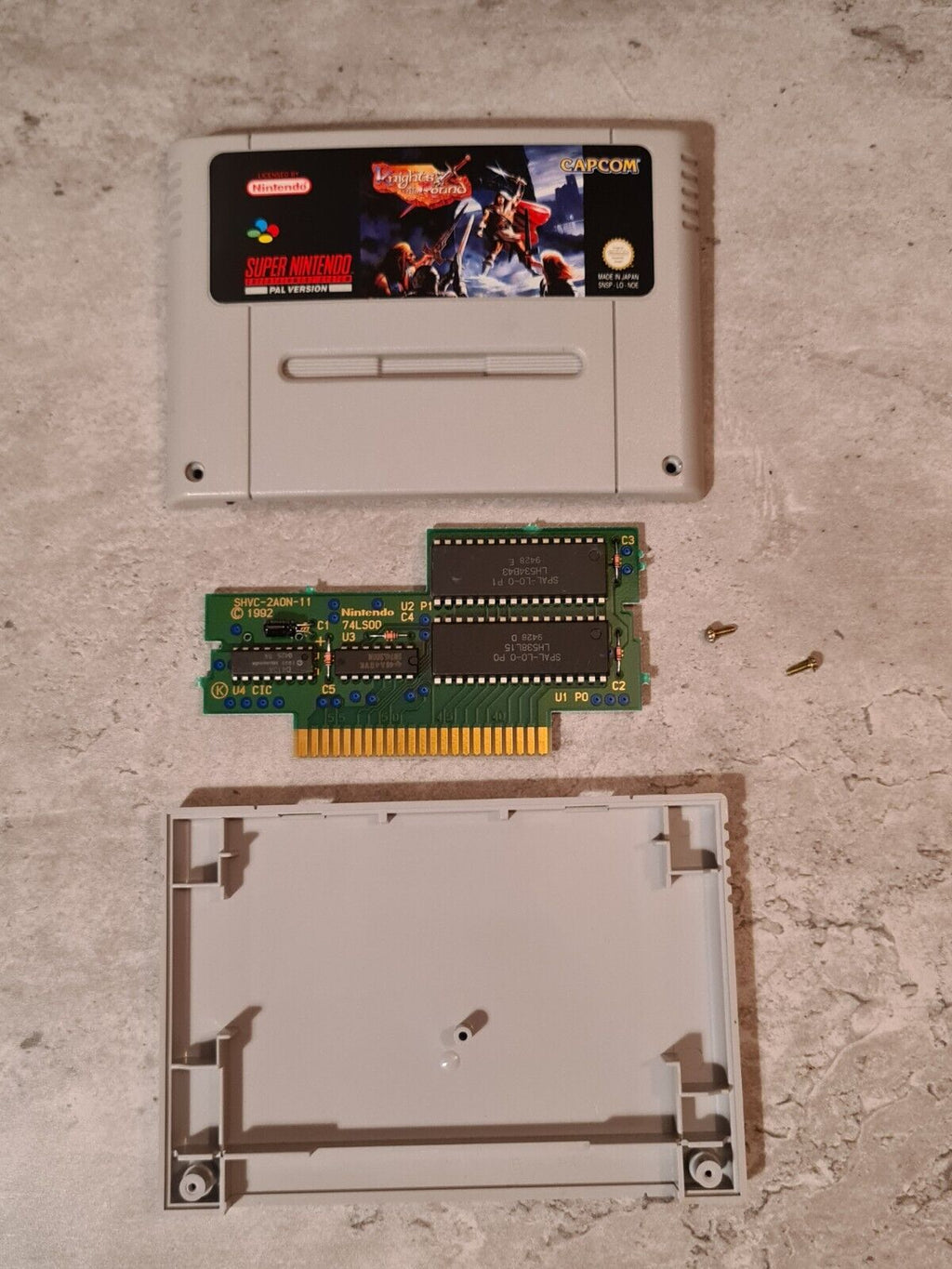 SNES Super Nintendo Knights of The Round mit OVP und Anleitung NOE - T-Retro-Games 
