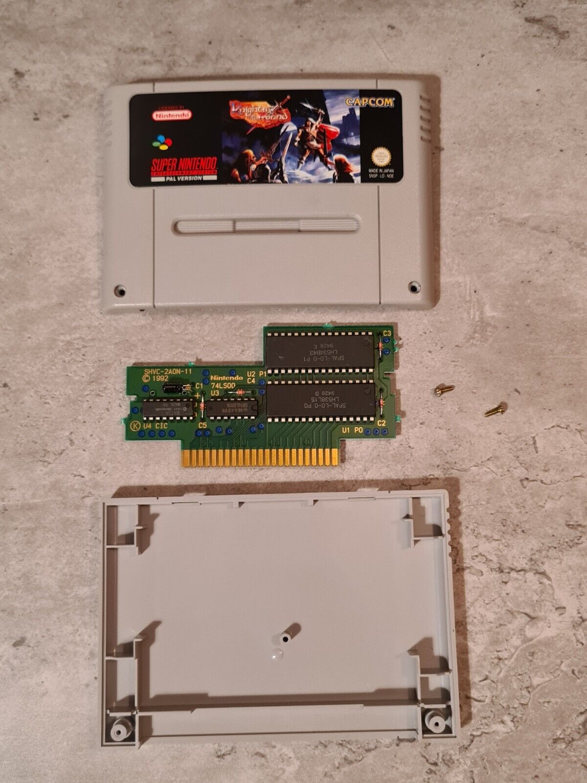 SNES Super Nintendo Knights of The Round mit OVP und Anleitung NOE - T-Retro-Games 