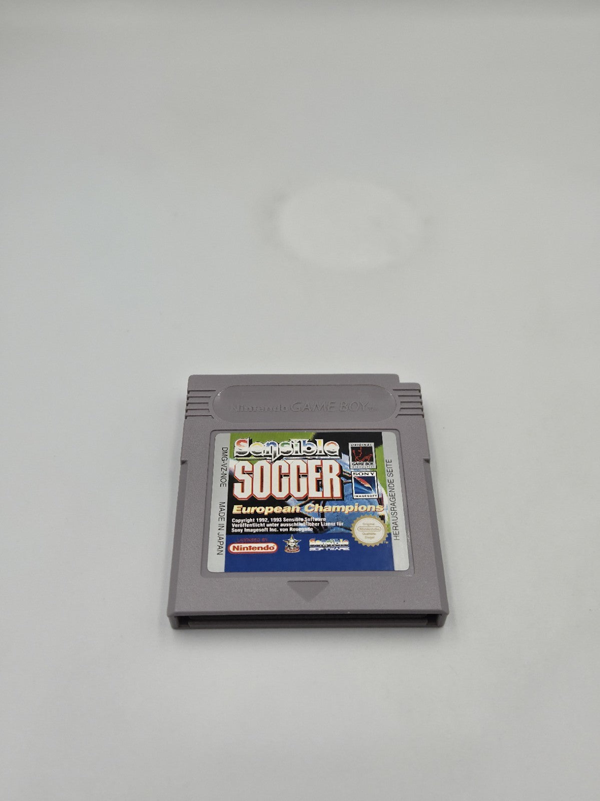 Game Boy Classic Sensible Soccer European Champions mit OVP und Anleitung NOE
