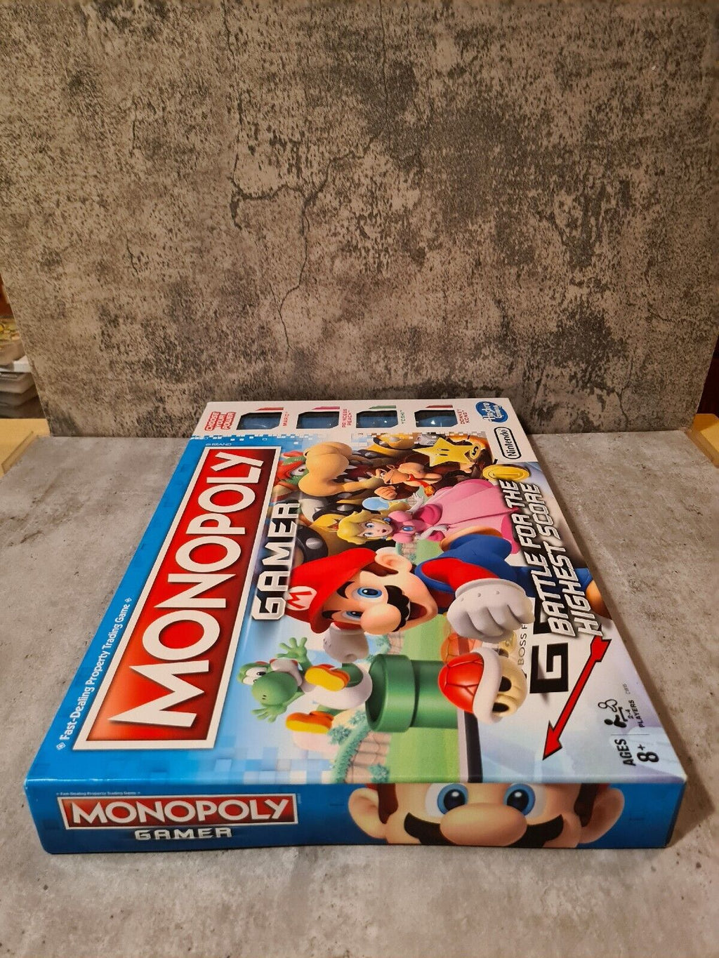 Monopoly Gamer Super Mario Hasbro Sealed Neu New Englisch English - T-Retro-Games 