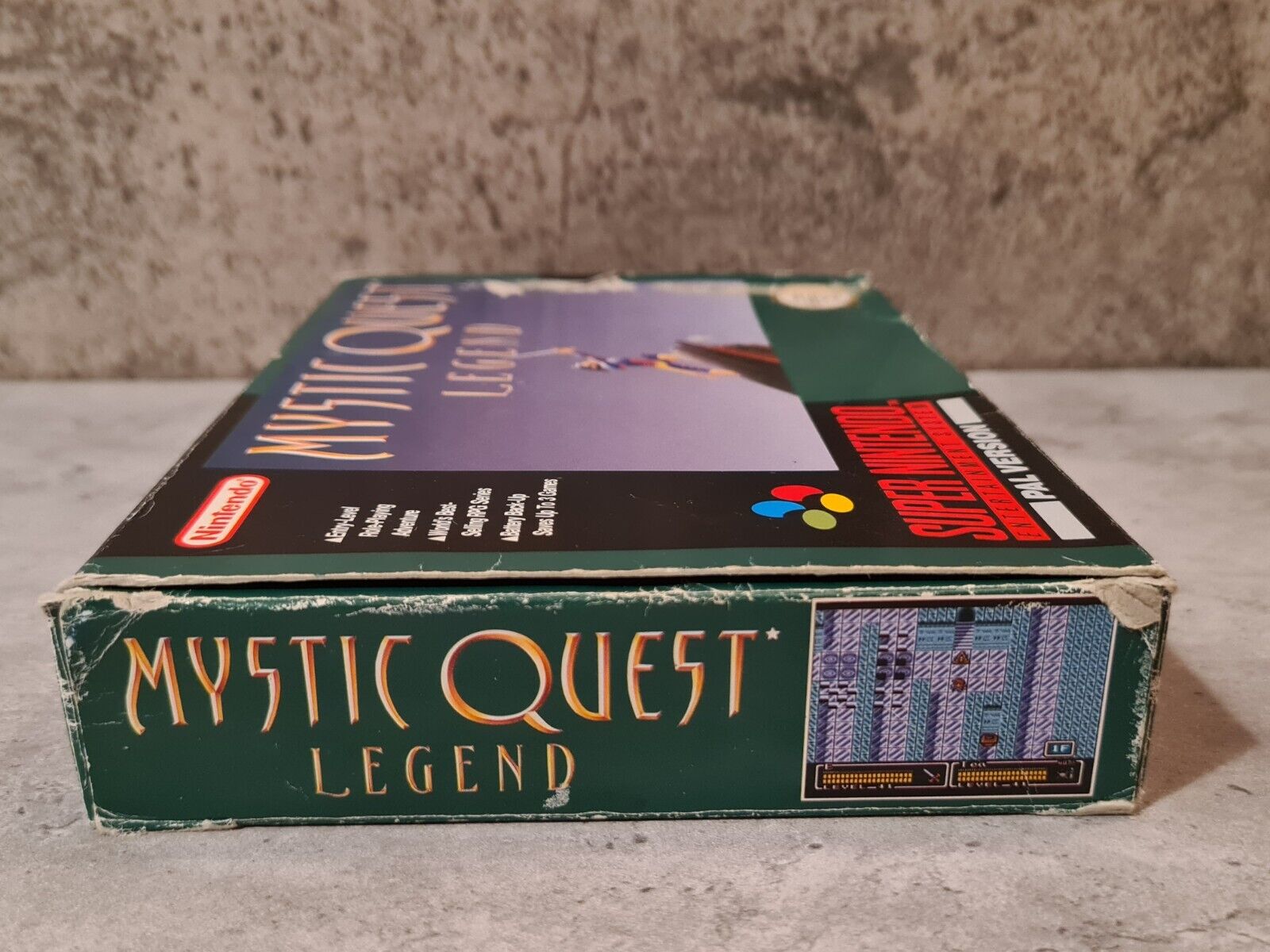 SNES Super Nintendo Mystic Quest Legend mit OVP und Anleitung UKV - T-Retro-Games 