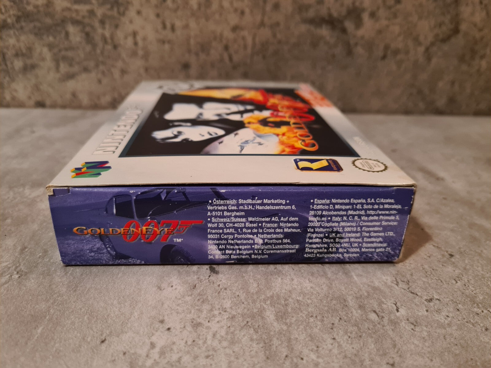 N64 Nintendo 64 GoldenEye 007 mit OVP und Anleitung EUR