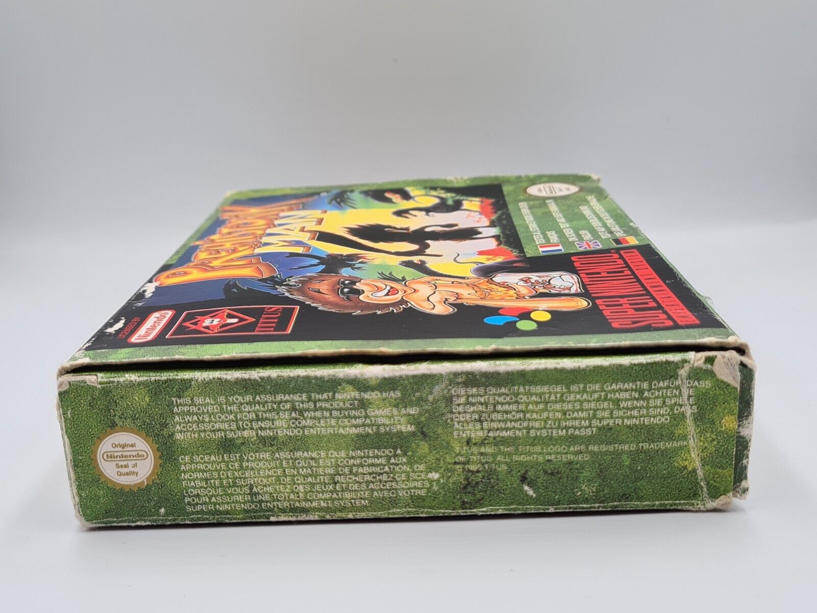 SNES Super Nintendo Prehistorik Man mit OVP und Anleitung EUR - T-Retro-Games 