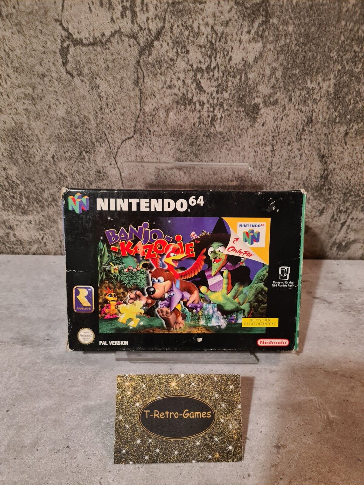 N64 Nintendo 64 Banjo Kazooie mit OVP und Anleitung NOE - T-Retro-Games 