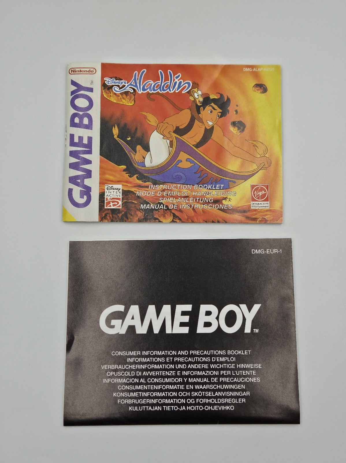 Nintendo Game Boy Classic Disney's Aladdin mit OVP und Anleitung FAH