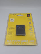 PS2 Sony Playstation 2 Memory Card Sealed Neu New Black Schwarz SCPH-10020 E