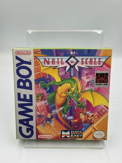 Nintendo Game Boy Classic Spiel Nail 'N Scale mit OVP und Anleitung USA