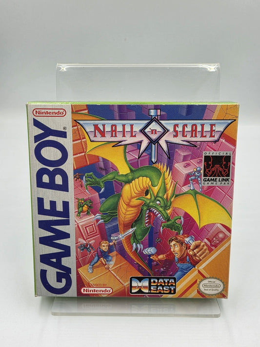 Nintendo Game Boy Classic Spiel Nail 'N Scale mit OVP und Anleitung USA