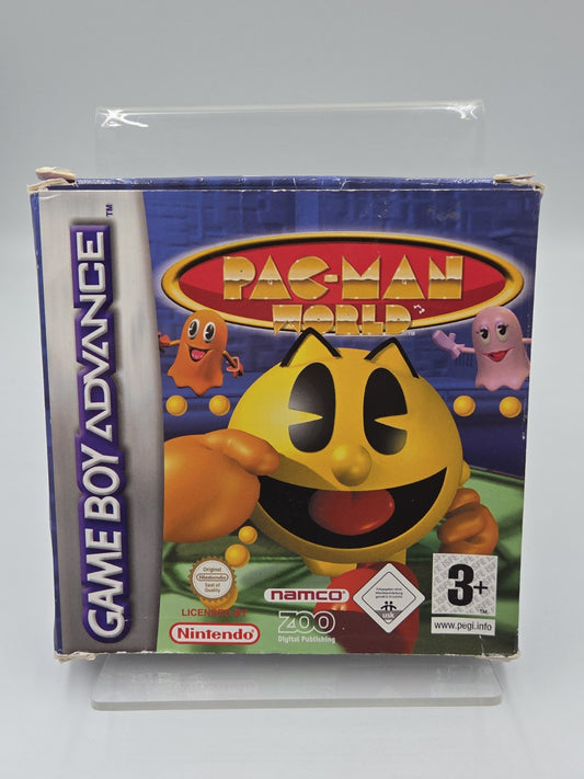 Nintendo Game Boy Advance Spiel Pac-Man World mit OVP und Anleitung EUR