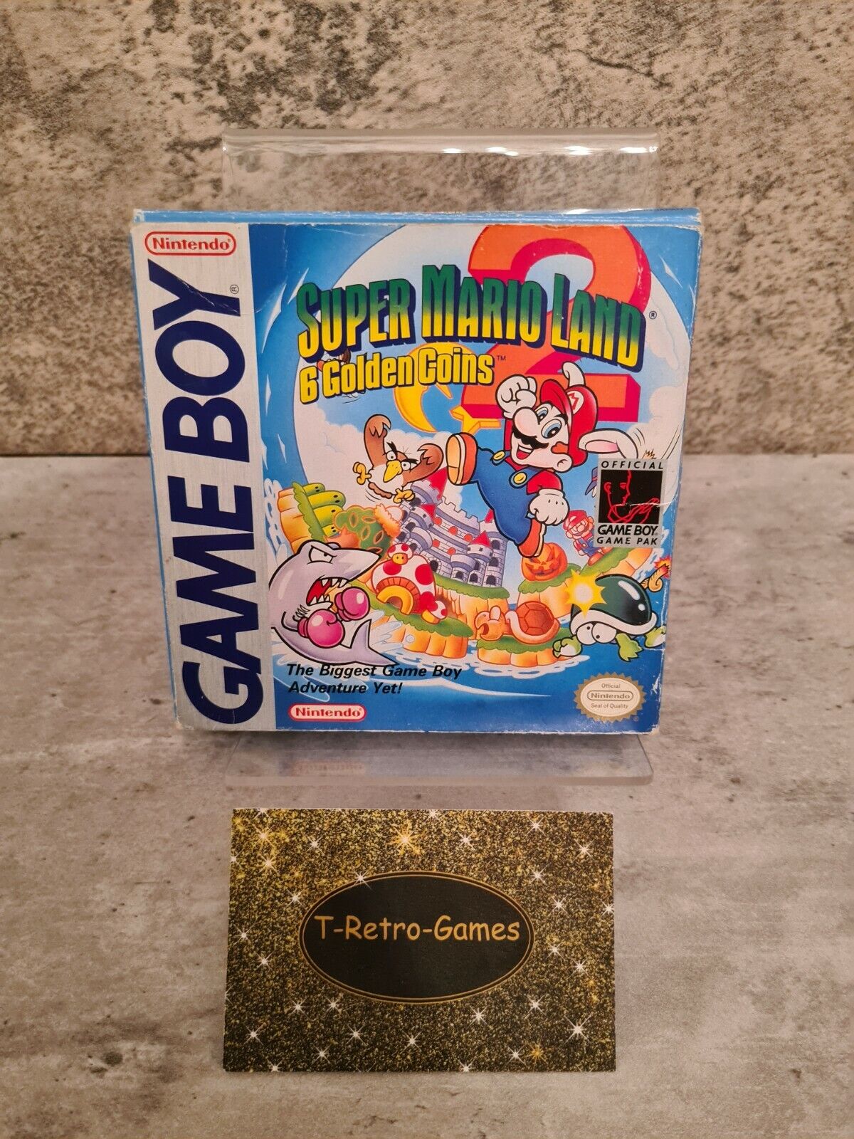 Nintendo Gameboy Super Mario Land 2 : 6 Golden Coins mit OVP und Anleitung USA - T-Retro-Games 