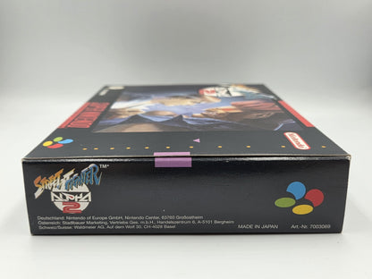 SNES Super Nintendo Street Fighter Alpha 2 II mit OVP und Anleitung NOE