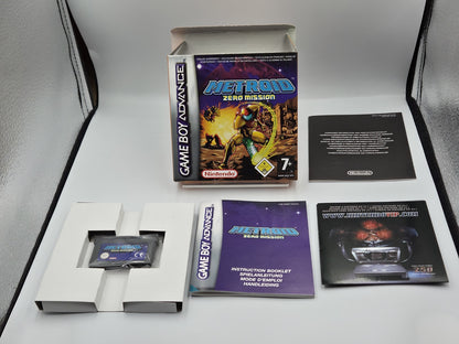 Nintendo Game Boy Advance Metroid Zero Mission mit OVP und Anleitung EUR