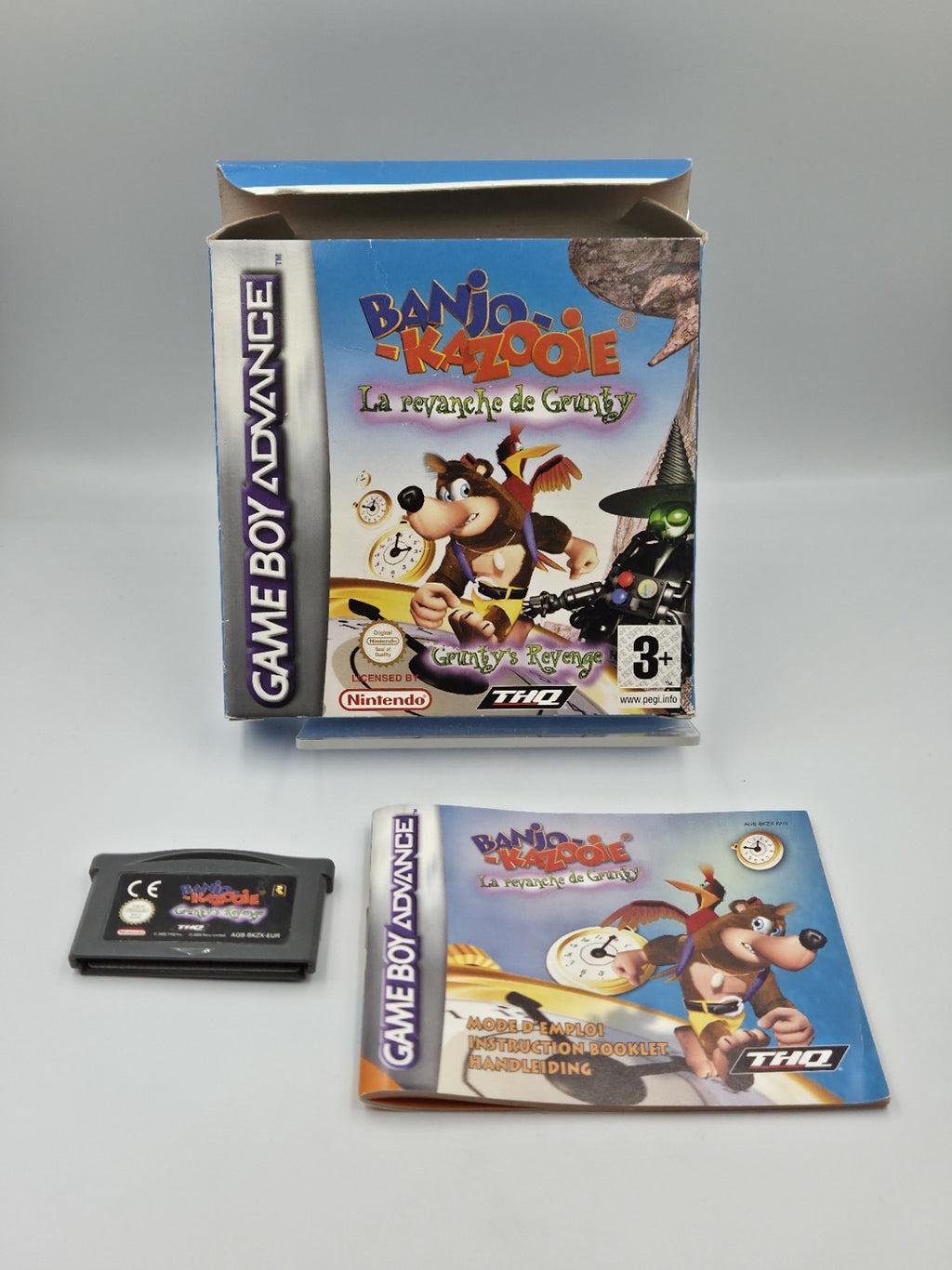 Game Boy Advance Banjo Kazooie La Revanche de Grunty mit OVP und Anleitung FAH