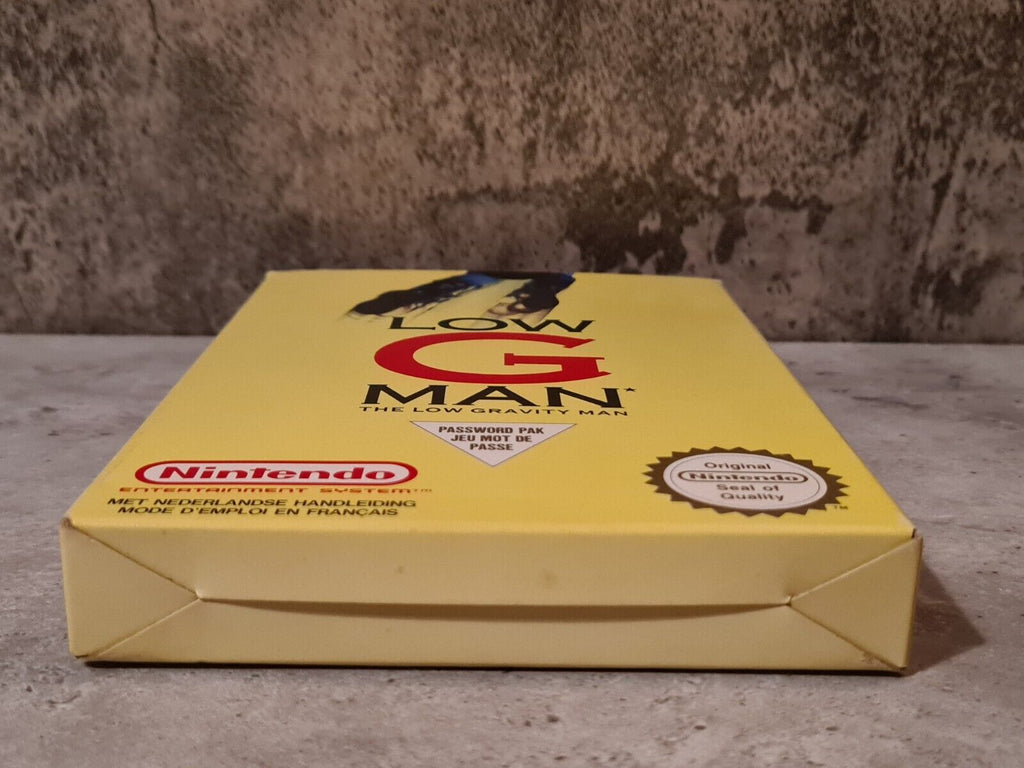 Nintendo NES Low G Man mit OVP und Anleitung FAH - T-Retro-Games 