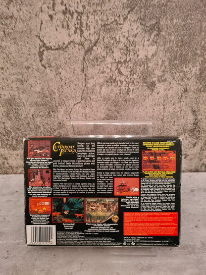 SNES Super Nintendo Cutthroat Island mit OVP und Anleitung EUR - T-Retro-Games 