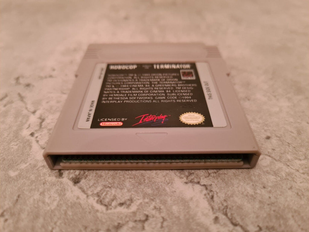 Nintendo Gameboy Classic Spiel RoboCop Versus The Terminator Modul USA - T-Retro-Games 