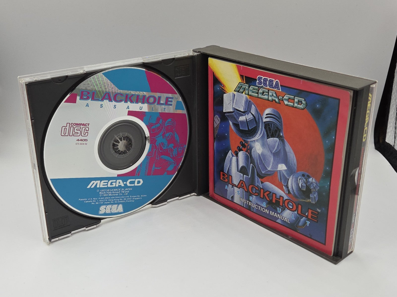 Sega Mega-CD Blackhole Assault mit OVP und Anleitung Multi Language 
