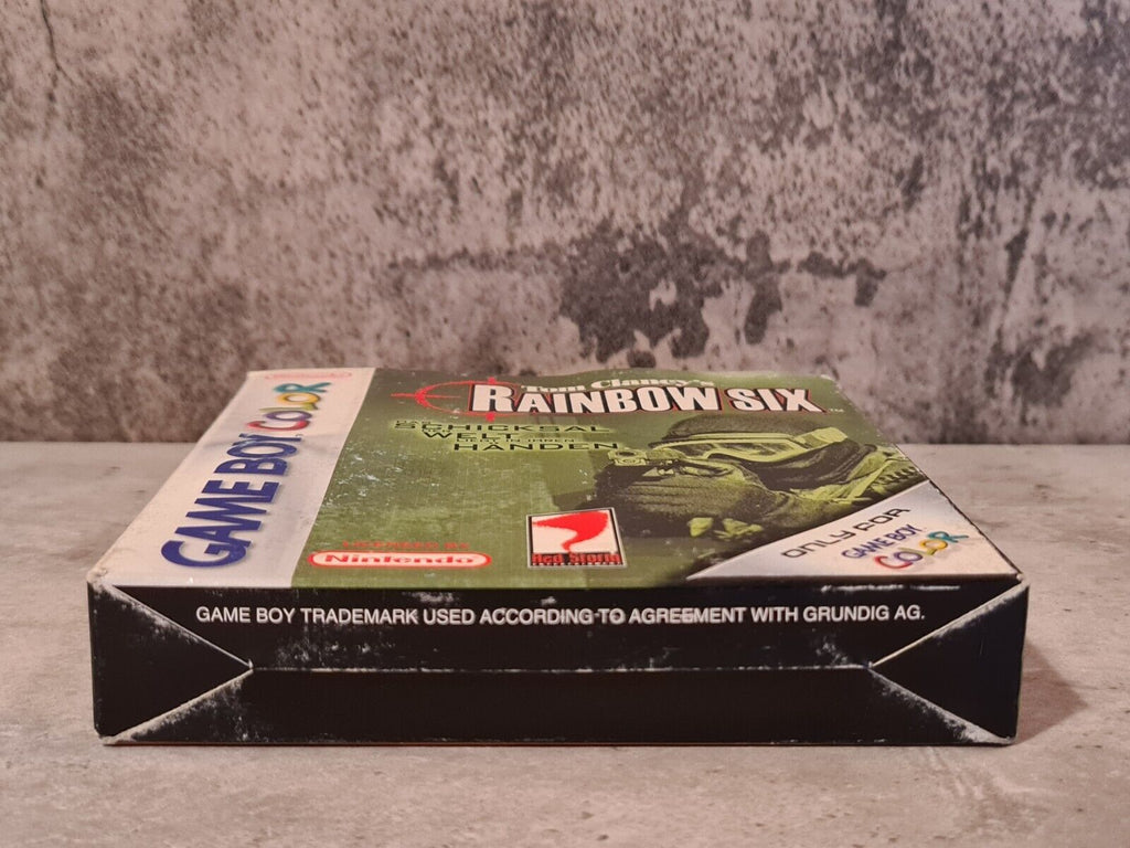 Nintendo Game Boy Color Spiel Tom Clancy's Rainbow Six mit OVP und Anleitung NOE - T-Retro-Games 