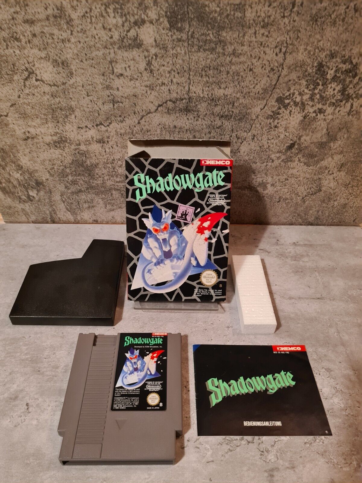NES Shadowgate mit OVP und Anleitung NOE/FRG - T-Retro-Games 