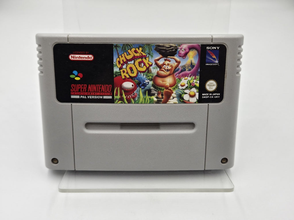 SNES Super Nintendo Spiel Chuck Rock Modul UKV