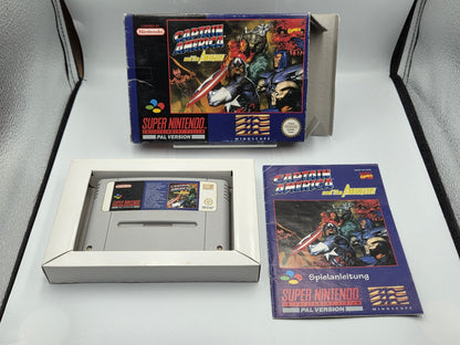 SNES Super Nintendo Captain America and The Avengers mit OVP und Anleitung EUR