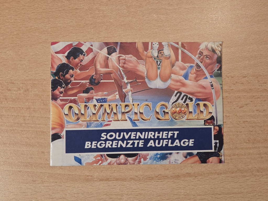 Sega Game Gear Olympic Gold  Instruction Booklet Spielanleitung