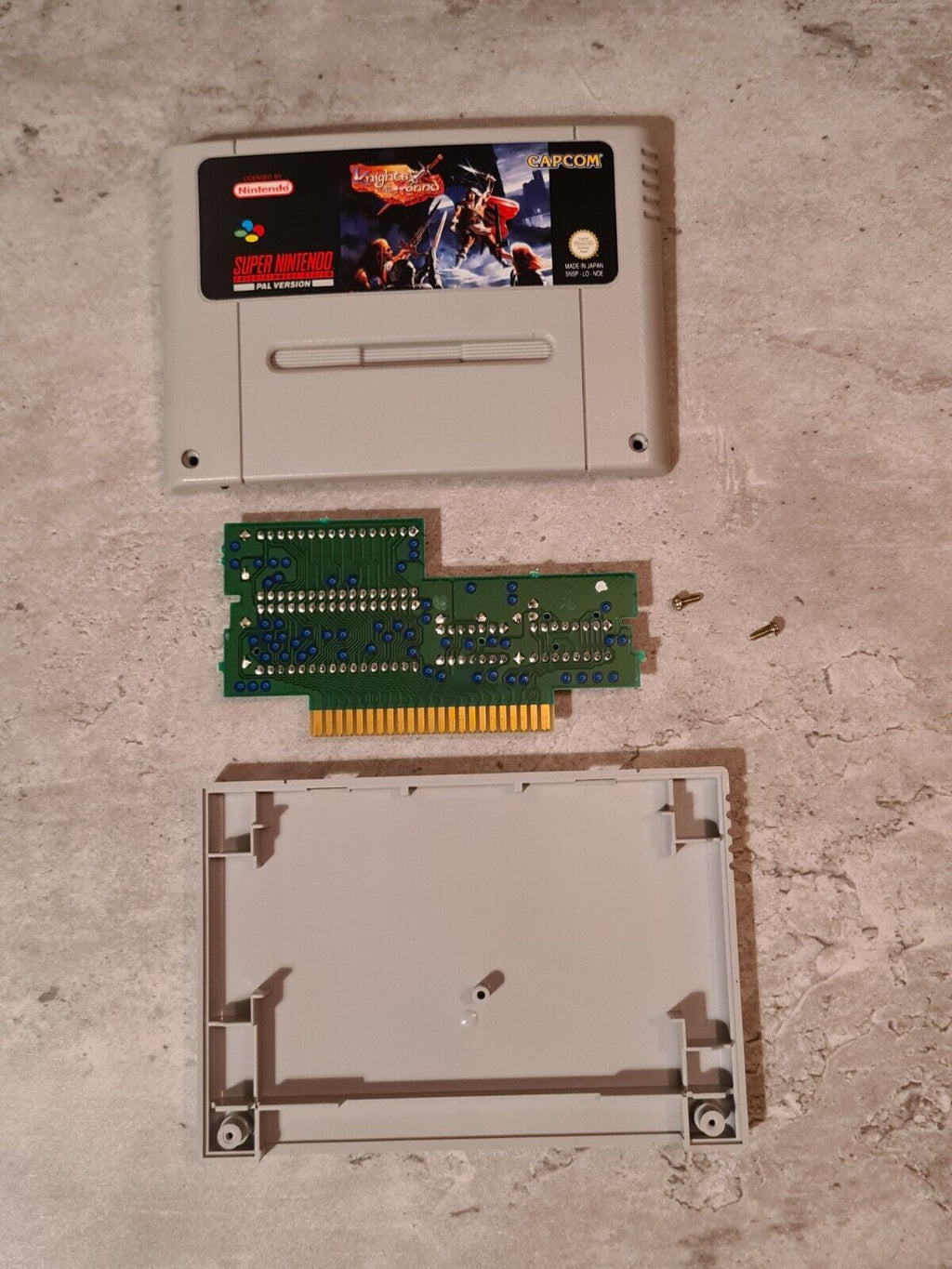 SNES Super Nintendo Knights of The Round mit OVP und Anleitung NOE - T-Retro-Games 