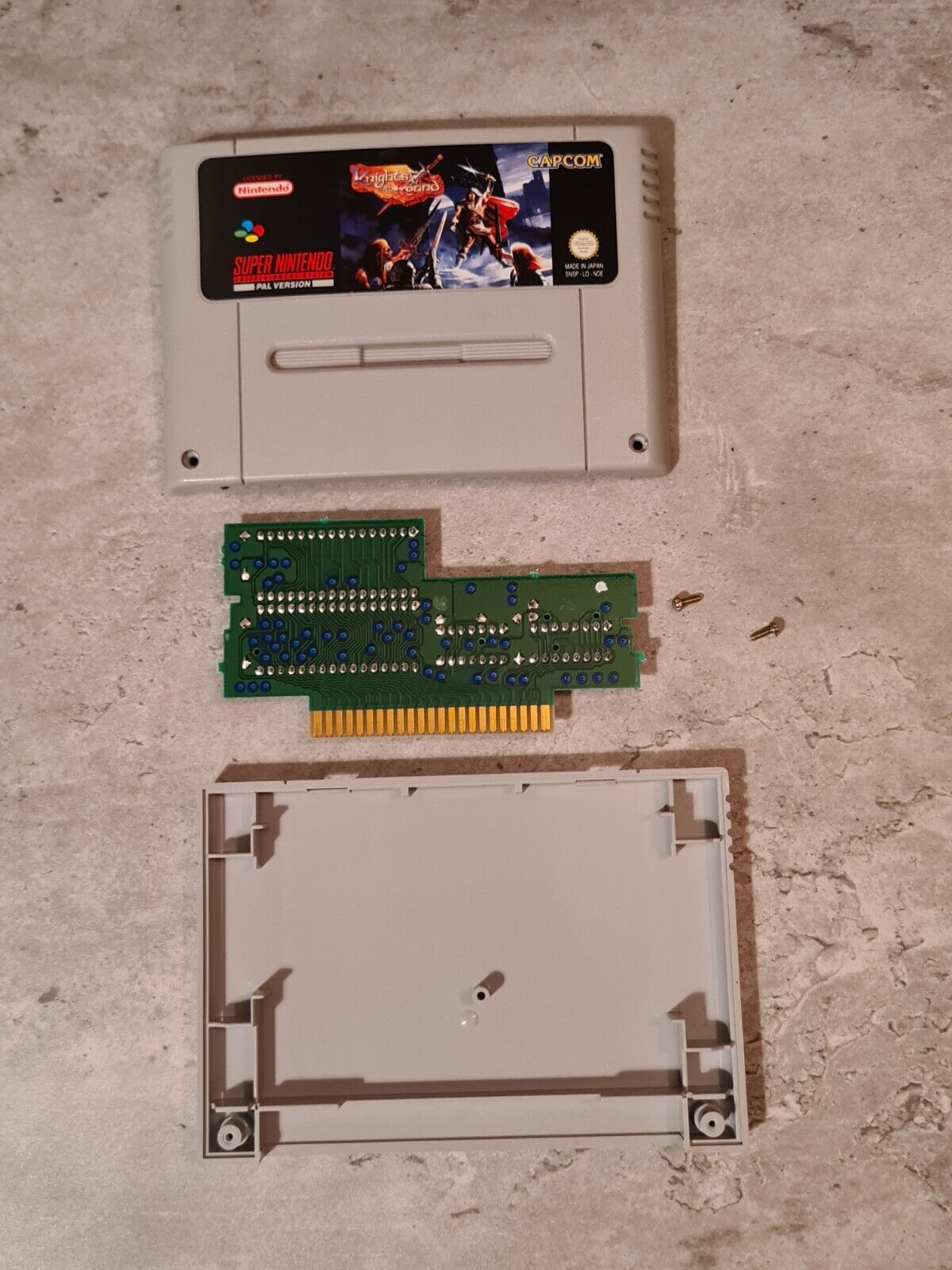 SNES Super Nintendo Knights of The Round mit OVP und Anleitung NOE - T-Retro-Games 