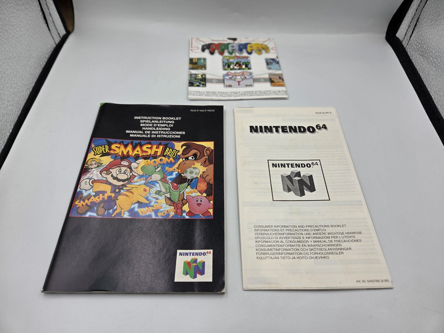 N64 Nintendo 64 Super Smash Bros. mit OVP und Anleitung EUR