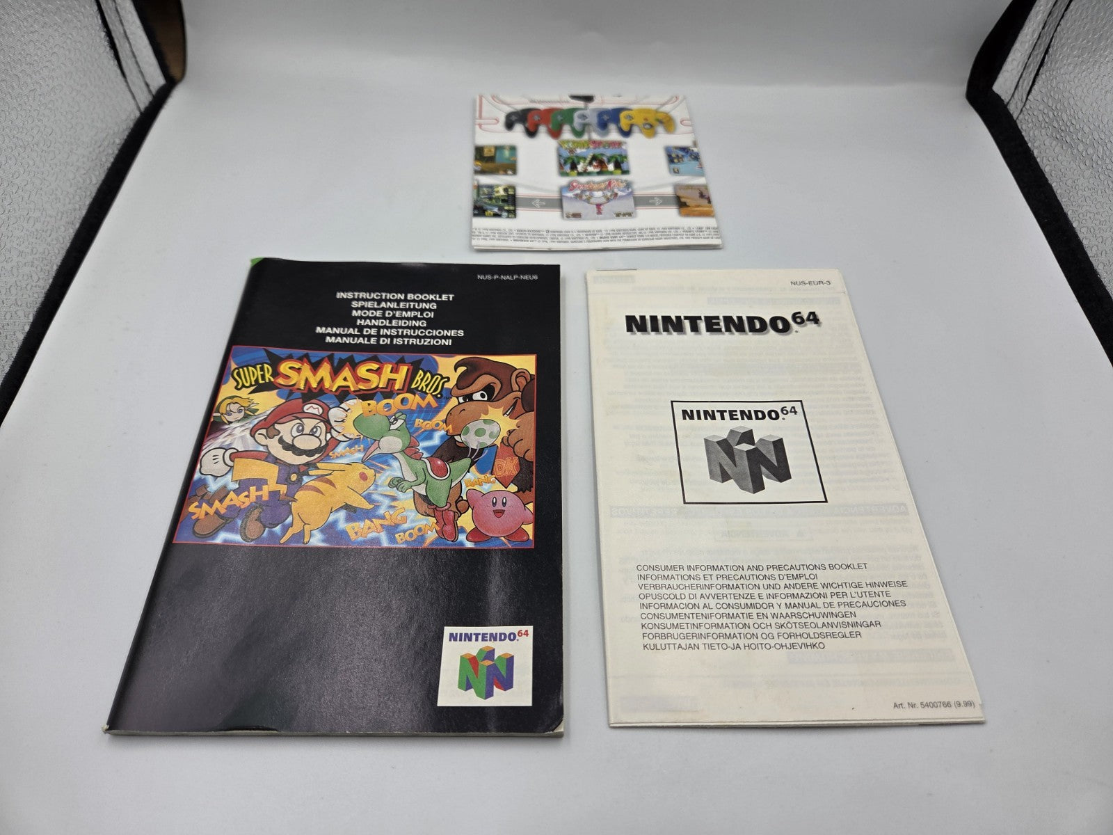 N64 Nintendo 64 Super Smash Bros. mit OVP und Anleitung EUR