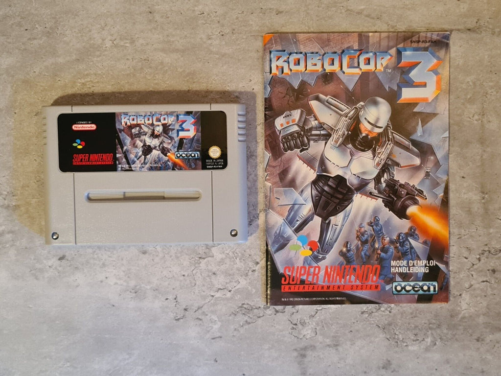 SNES Super Nintendo RoboCop 3 mit OVP und Anleitung FAH - T-Retro-Games 