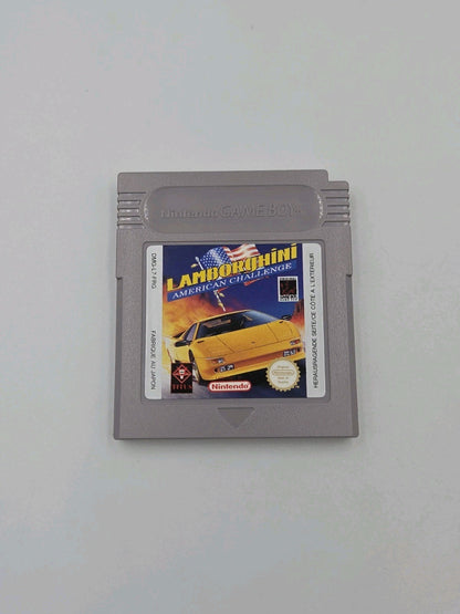 Game Boy Classic Spiel Lamborghini American Challenge mit OVP und Anleitung FRG