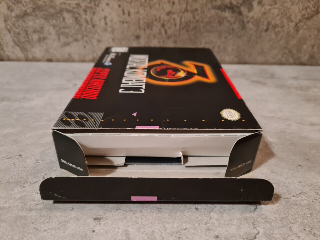 SNES Super Nintendo Mortal Kombat 3 mit OVP und Anleitung NTSC USA - T-Retro-Games 